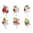thumbnail image 3 of Jumpingount Suministros de boda ecológicos - de corsé de boda de larga duración Corsage de boda nupcial blanco Type3 NO3, 3 of 6