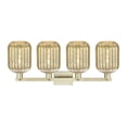 thumbnail image 2 of 716-4W-AB-G460-7ME Innovations Lighting Preston - 4 Light Jar Bath Vanity-13.5 Inch Tall and 36 Inch Wide-Antique Brass Finish-Mercury Glass Color, 2 of 2