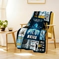 thumbnail image 3 of Pilot Blanket for Men, Unique Gift for Pilot, Airplane Gifts for Men, Aviation Gifts, Aviation Gifts for Pilots, Pilot Gifts Aviation Men, Airplane Throw Blankets for Adults 60"X50", 3 of 6