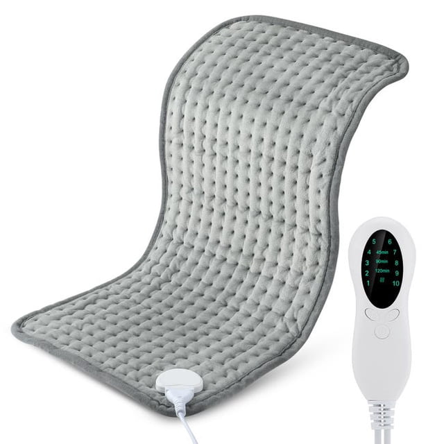 Heating pad - Electric heating pads - Warming back pad - LCD controller with 10 heat settings and 3 timers