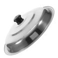 thumbnail image 3 of Sartén tapa tapa de acero inoxidable sartén de tapa circular Pot de olla Tapa de cocina Accesorio, 3 of 8