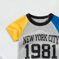 thumbnail image 3 of Splozh Toddler Short Sleeve Shirt 1-12 Years Cotton Crewneck Summer Graphic Tees for Baby Toddler Boys Shirts Boys Short Sleeve Shirt,Grey,11-12 Years, 3 of 4