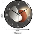 thumbnail image 5 of relogeuhr Moderne Horloge Murale Silencieuse,horloge Murale Digitale De 30 Cm Horloge Murale Ronde Numrique Quartz, Adapte Au Salon,au Bureau, La, 5 of 5