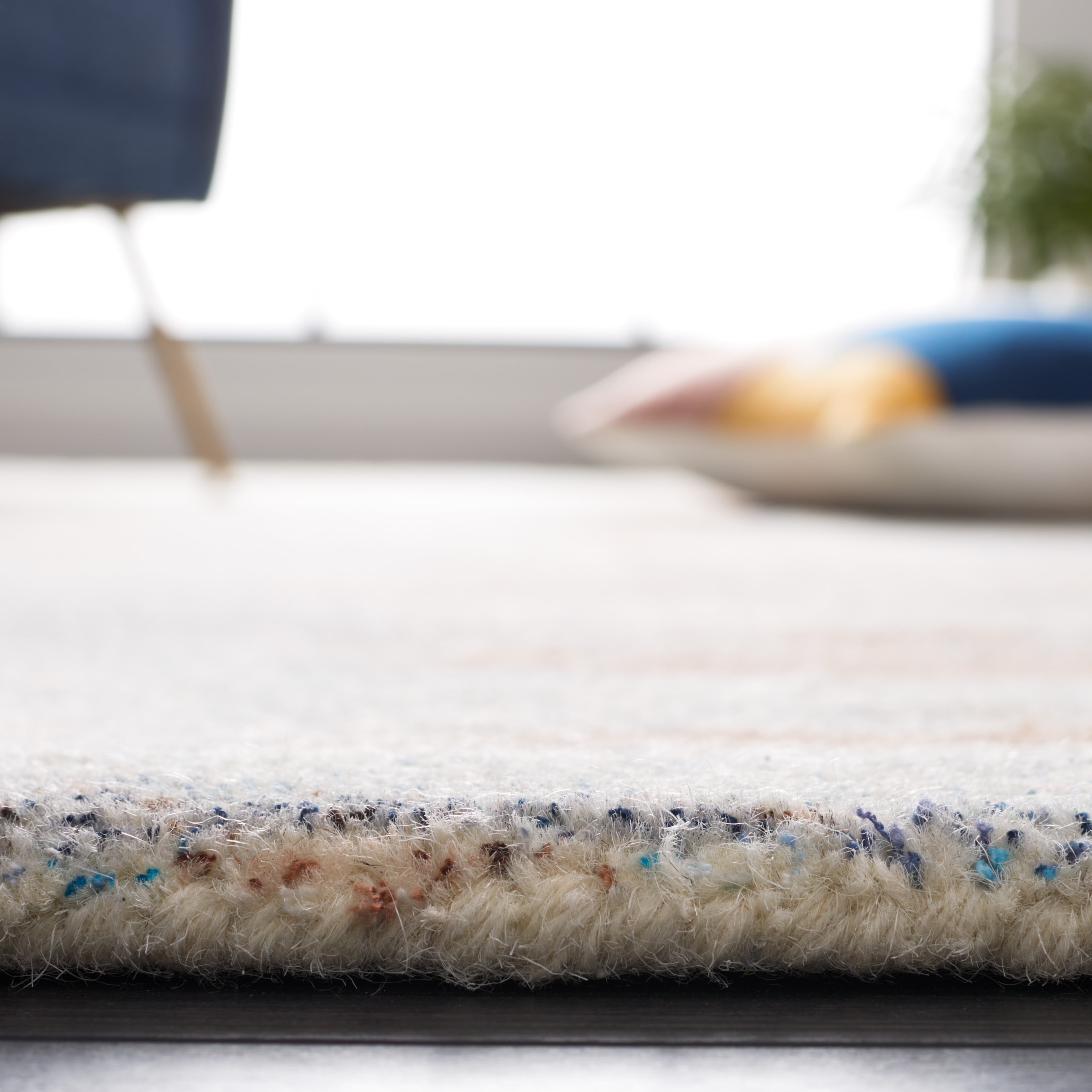 SAFAVIEH Restoration Vintage Janae Abstract Area Rug, Blue/Brown, 3' x 5'