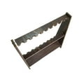 thumbnail image 2 of jinwen Pool Cue Rack Only Pool Cue Storage Rack Pool Accessories Billiards Cue Rack Trapezoidal 10 holes, 2 of 9