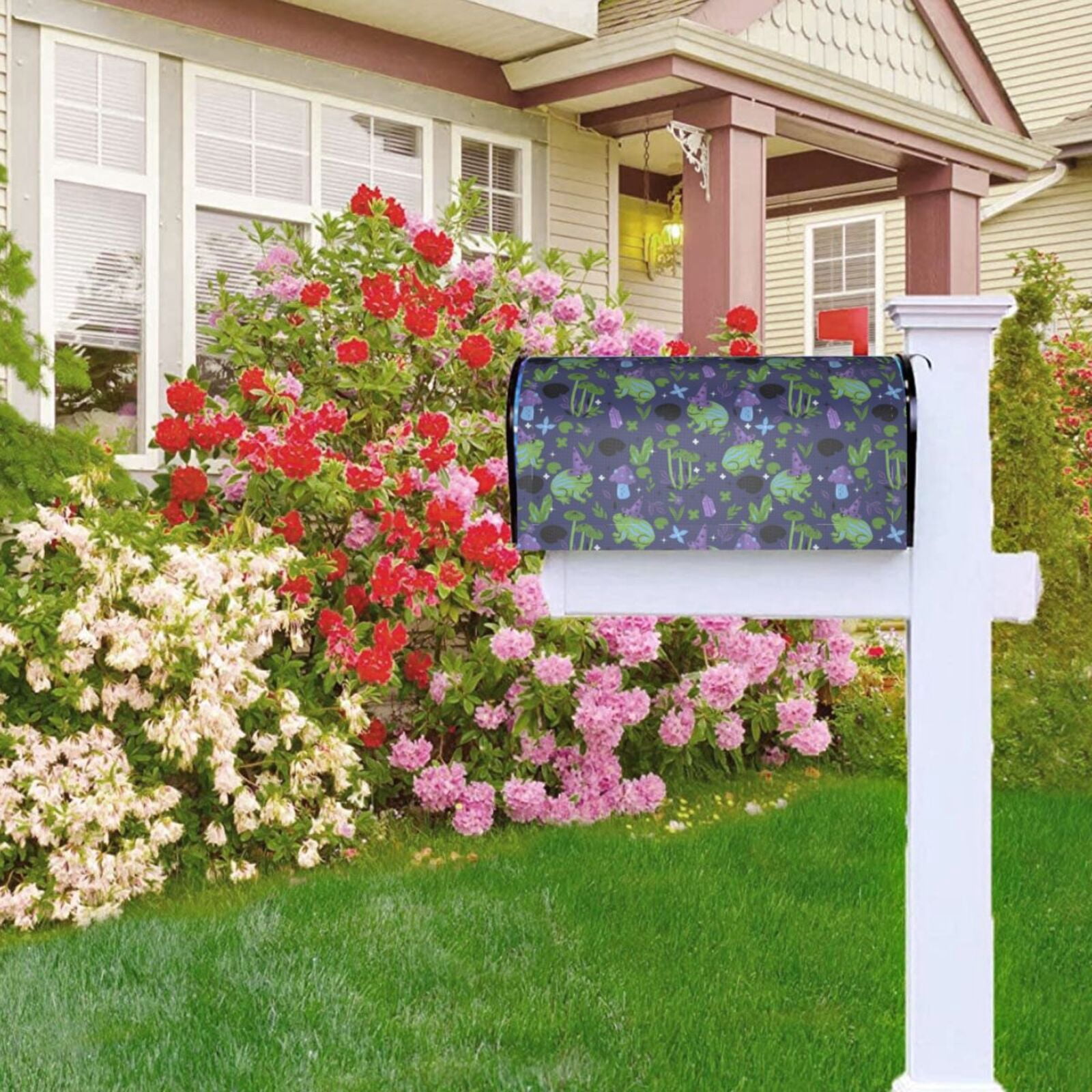 Kdxio Magnetic Mailbox Cover 25.5x21 in Mailbox Cover Outdoor Decoration Holiday Mailbox Covers for Home Garden Yard-25.5x21 in