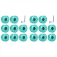 thumbnail image 1 of 16 Pcs 58mmx32mm, 82a Roues de Patin à Roulettes Extérieur/intérieur, Roues en PU de Remplacement, Accessoires de Patin à Roulettes Double Rangée, 16 x Roues de Patin à Roulettes (Rouleaux Inclus) 2 x Clés de Montage, Vert Gelée, 1 of 7