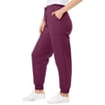 thumbnail image 3 of Woman Within Plus Size Tall Better-Fleece Pull-On Jogger Sweatpants, 3 of 4