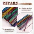 thumbnail image 5 of 400 limpiapipas, 10 colores diferentes, varillas de chenilla, suministros para manualidades, purpurina para manualidades DIY., 5 of 5
