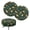 Banana Palm Tree Print, variant on FUIALDOLG Waterproof Round Seat Cushion Cover for Bar Bathroom, Polyester Easy to Clean Bar Stool Cover with Washable