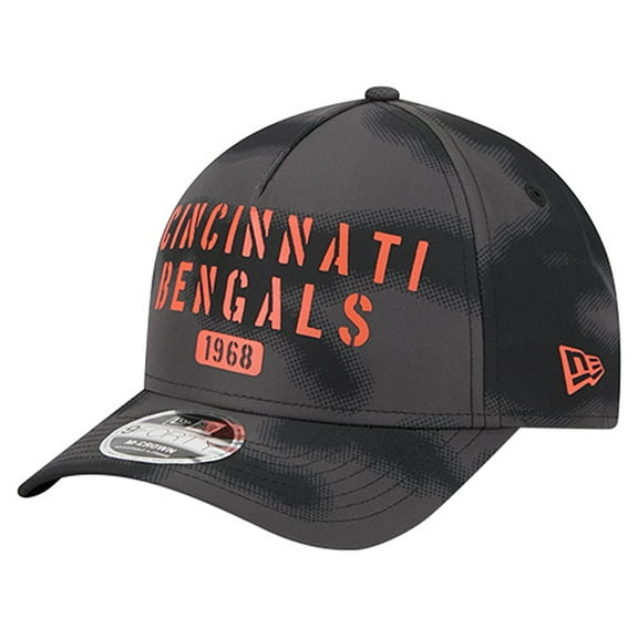 Men's New Era Gray Cincinnati Bengals Halftone Camo 9FORTY Hat