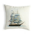 thumbnail image 2 of Betsy Drake KS555 12 x 12 in. Whaling Ship Small No-Cord Pillow, 2 of 2
