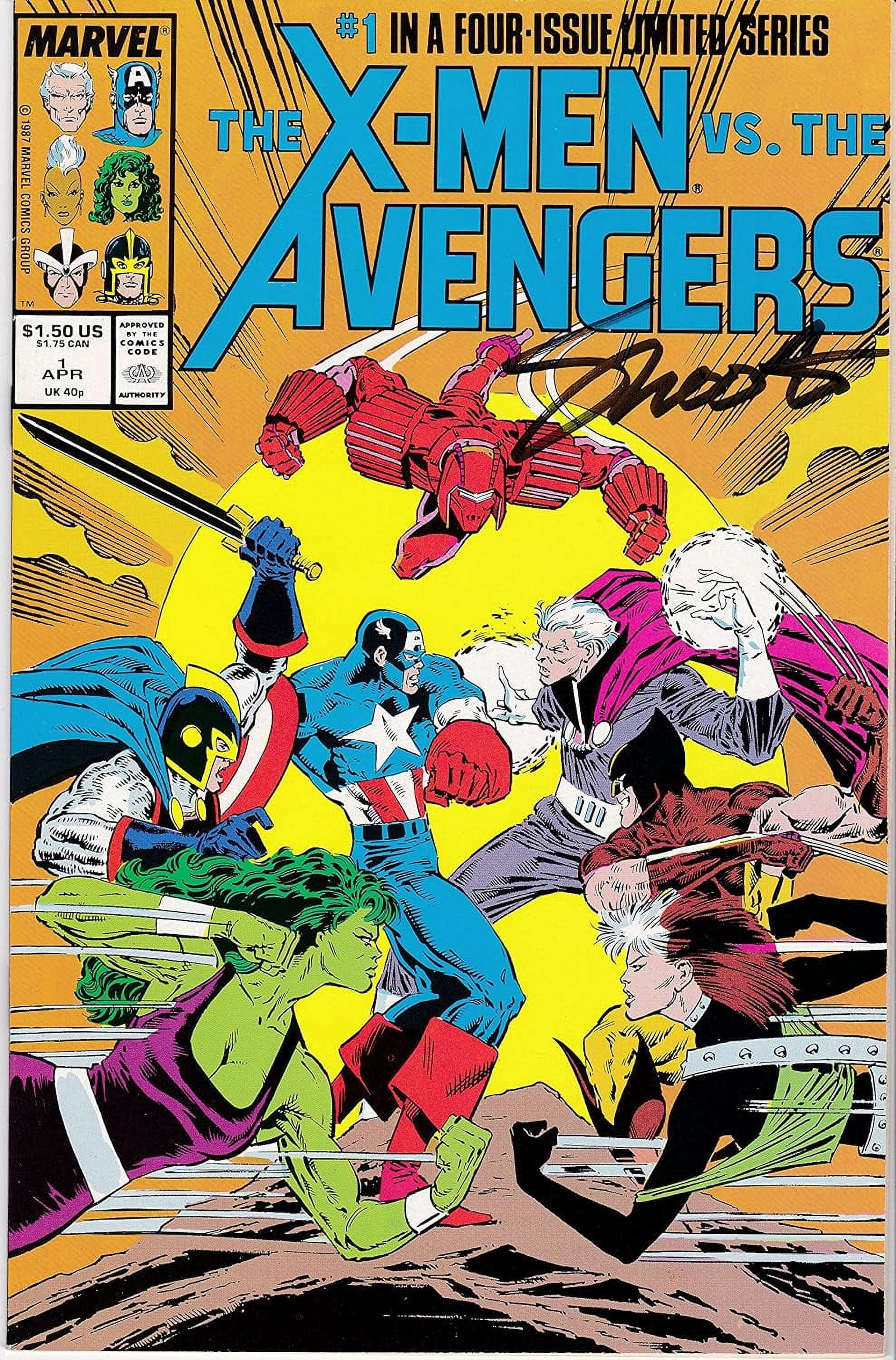X-Men vs. The Avengers #1 NM Signed Jim Shooter