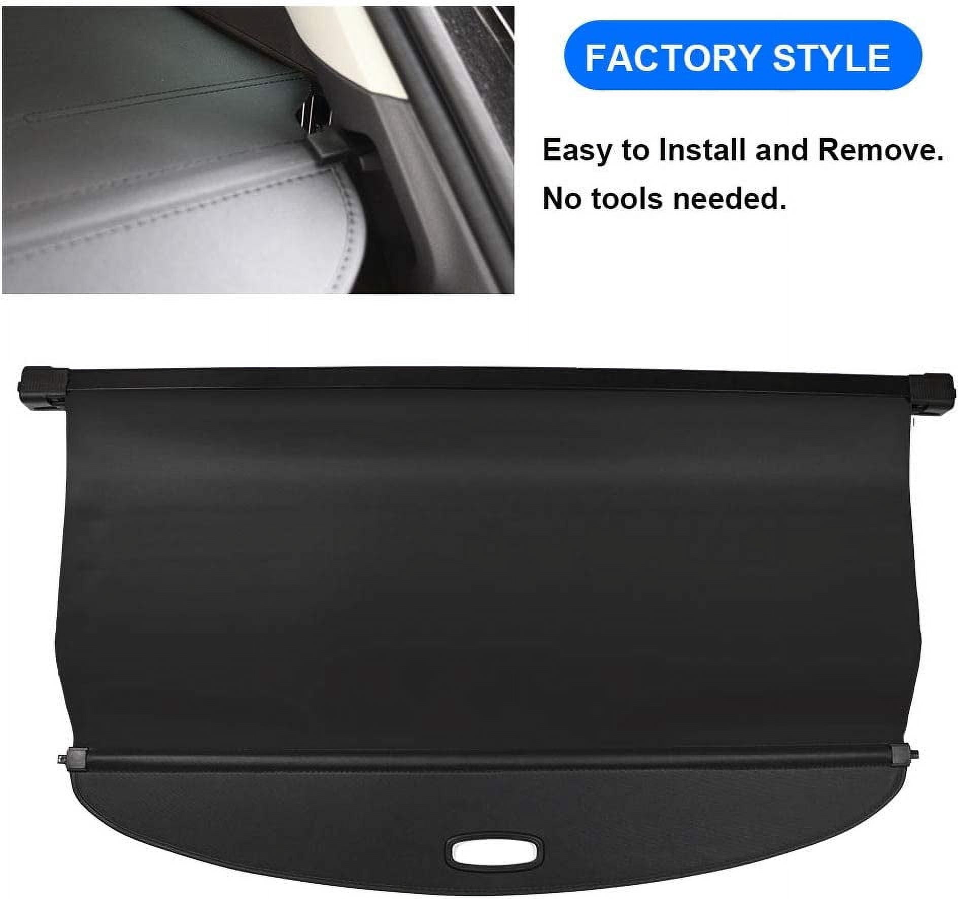 Fit Honda Acura RDX 2019-2026 Cargo Cover For 5-Seat Acura RDX 2019 2020 2021 2022 2023 2024 2025 2026 SUV Accessory Black Retractable Rear Trunk Privacy Shield Shade Cover