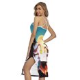 thumbnail image 2 of Halloween Witch And Cauldron Printed Cross Back Cami Dress, Halloween Decorative Fashion Summer Maxi Sexy Casual Dress For Women, 2 of 4