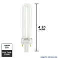 thumbnail image 2 of SUNLITE 60000 Compact Fluorescent G23 Base 5W Bulb, 2 of 5