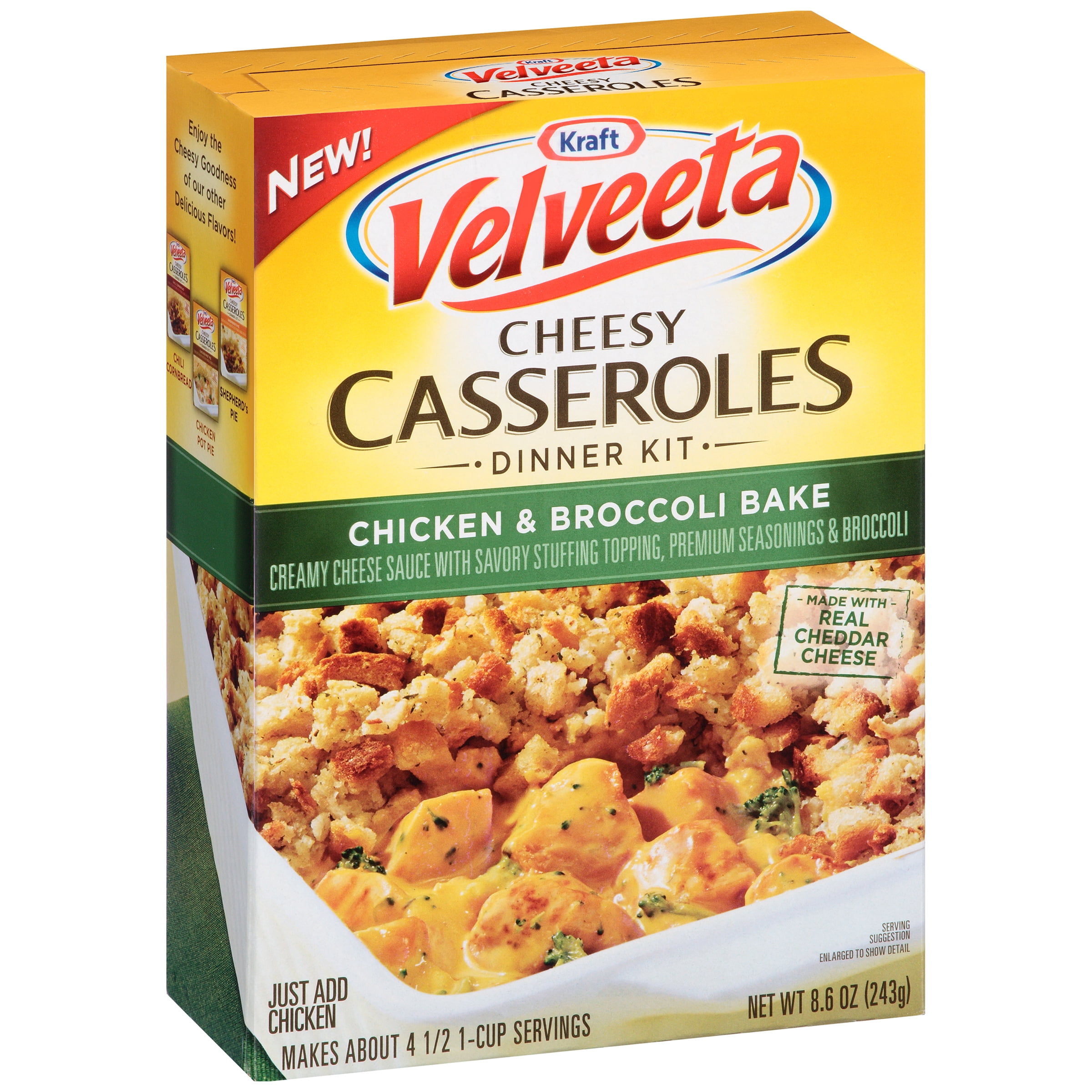 velveeta chicken broccoli stuffing casserole