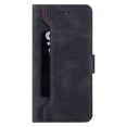 thumbnail image 3 of Allytech Magnetic Clasp Wallet Case Fit For Samsung Galaxy A22 4G 6.4 inch Leather Wallet Case Flip Card Slots Kickstand Folio Phone Cover For Samsung Galaxy A22 4G,Black, 3 of 5