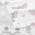 thumbnail image 3 of Cute Elephant Bath Towel 100% Cotton Soft Thick High Absorbency Hand Face Towel Single Pack 16x28in, 3 of 7