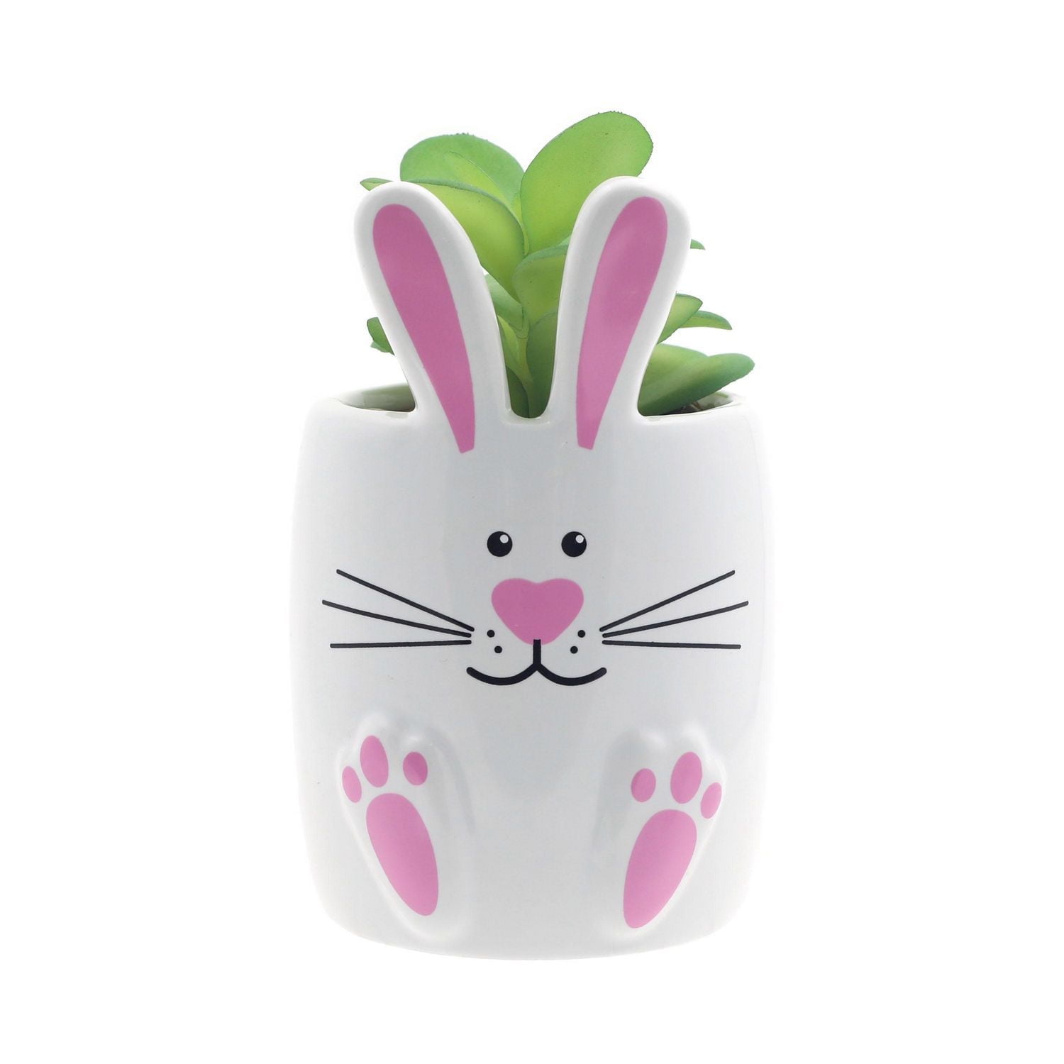 Way To Celebrate Ceramic Bunny Décor