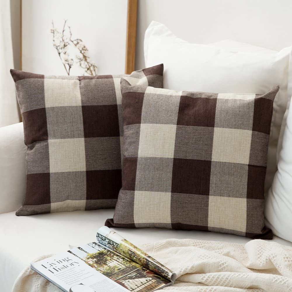 Retro Cotton Linen Throw Pillow Case Cushion Cover Sofa Home Bed Decoration 