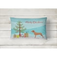 thumbnail image 2 of Carolines Treasures BB8447PW1216 Bavarian Mountian Hound Christmas Canvas Fabric Decorative Pillow, 12H x16W, multicolor, 2 of 3