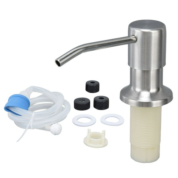 Soap Dispenser Liquid Pump Head Built In Sealed with Extension Tube for Counter Sink