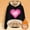 Black, variant on Womens Valentines Hoodies Lined Cute Candy Couple Love Heart Long Sleeve Pocket Sweatshirts Valentine Gift Loose Fit Hooded Tops