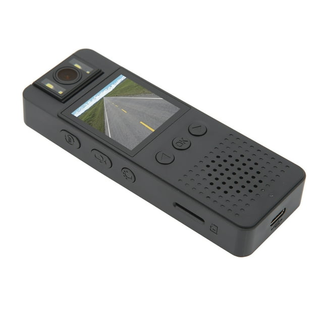 DVR Para Coche, Visión Nocturna, Lente Gran Angular, Mini Cámara Corporal, Pantalla De 1,4 Pulgadas, Grabación En Bucle 1080P, Portátil Para El Hogar Para Vehículos
