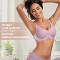 thumbnail image 3 of Wireless Bras for Women No Underwire Full Coverage Padded Push Up T Shirt Bras Seamless Bralette Comfort Everyday Bra, 3 of 6