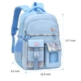 thumbnail image 3 of Blue School Backpacks for Teens,   Bookbag for student,  School Bags, 3 of 6