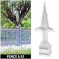 thumbnail image 3 of OULII 4Pcs Silver Iron Fence Finials for DIY Projects and Professional Garden Decor, 3 of 8