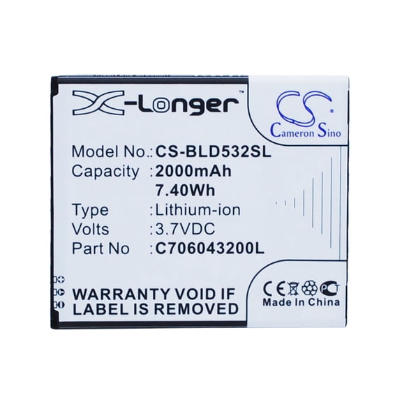 2000mAh C706043200L C706043200T Battery for BLU Studio C Mini Life One M Life One D534 L120 Studio C Mini 5.0 Studio 5.0C Mini D