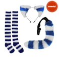 thumbnail image 2 of \ [Brbaosity2] Conjunto De Disfraces De Gato , Calcetines , Accesorio De Halloween Para Disfrazar , Niñas De Navidad, 2 of 4