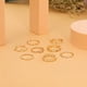 thumbnail image 5 of 8 anillos apilables para mujer chapados en oro de 14 quilates Stacka de oro y plata, 5 of 5