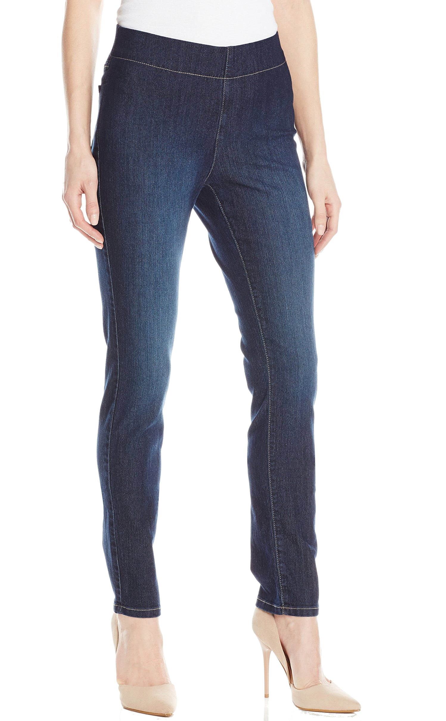 NYDJ - Womens Jeans Stretch Pull-On Denim Jeggings Pocket 4 - Walmart ...