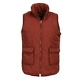 thumbnail image 2 of Xingqing Women Puffer Padded Vest Jacket Gilet Ladies Sleeveless Coat Snowsuit Jacket Brown S, 2 of 5