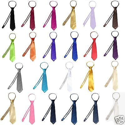 23 colors zipper Long Necktie Boys Baby Teens Formal Tuxedo Vest suits Size S-20