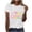 A35 White, variant on Easter T-Shirts for Women Crewneck Short Sleeve Cotton tops Happy Easter Bunnies with Bows Graphic Casual Summer Basic Tees XL