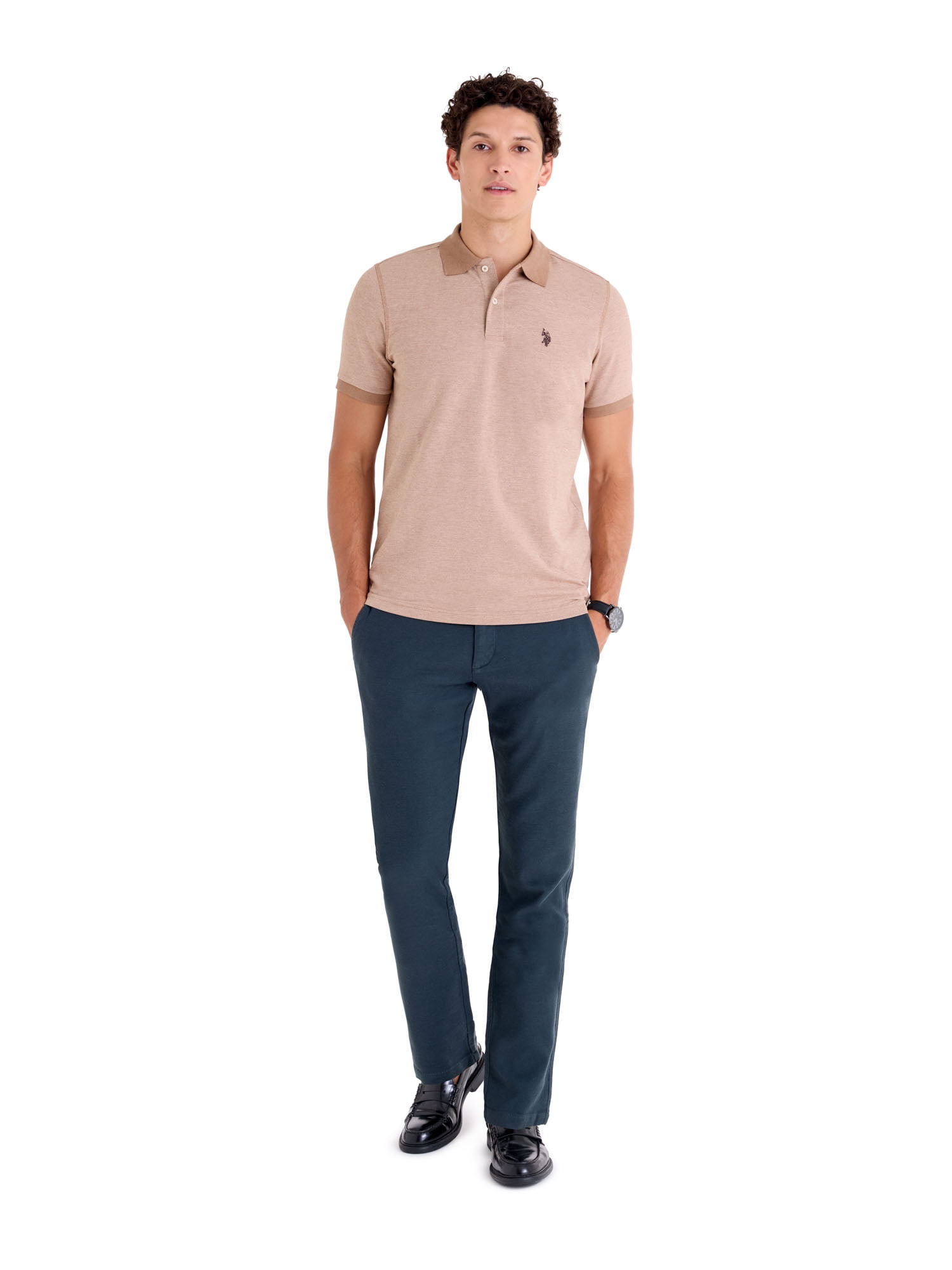 U.S. Polo Assn. Men's Slim Straight Knit Chino Pant