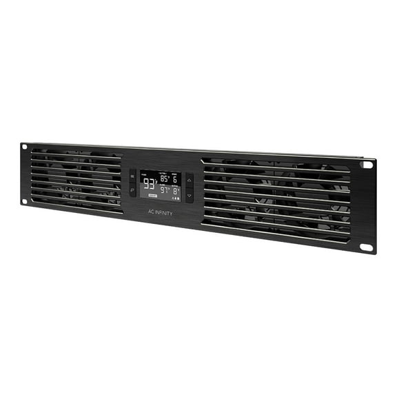 AC Infinity CLOUDPLATE T7 - Rack cooling fan system - with display, thermostat - 2U - 19"