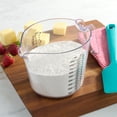 thumbnail image 6 of Mainstays 4-Cup Large Spout Plastic Measuring Cup, 32 oz, Clear, 6 of 12