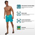 thumbnail image 4 of Men's Swimming Shorts With Pockets Quick Dry Beach Shorts, 4 of 5