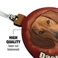 thumbnail image 3 of Dachshund Wiener Dog Pet Wood Christmas Tree Holiday Ornament, 3 of 6