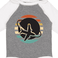 thumbnail image 4 of Inktastic Airplane Trip Vintage Travel Boys or Girls Long Sleeve Baby Bodysuit, 4 of 5