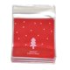 thumbnail image 1 of Bolsas de regalo de galletas de Navidad, 100 piezas, 10x10cm, Papá Noel, muñeco de nieve, bocadillos autoadhesivos, dulces, decoración navideña, 1 of 4