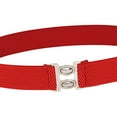 thumbnail image 4 of Bunblic Ceinture Élastique pour Femmes Ceinture de Robe Décontractée Durable Simple Décoration de Vêtements Ceinture Cintrée pour Rendez-Vous Cadeau d'Anniversaire Rue Rouge, 4 of 8