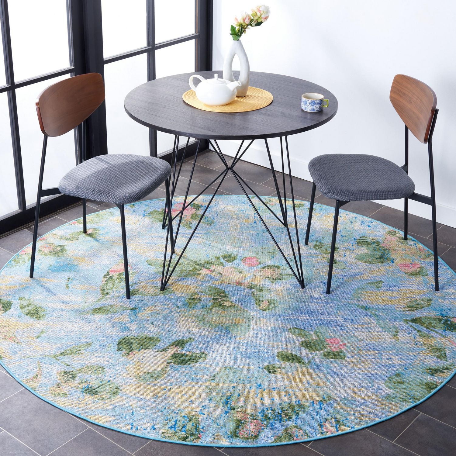SAFAVIEH Barbados Cedric Floral Indoor/Outdoor Area Rug