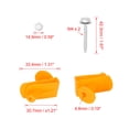 thumbnail image 2 of Unique Bargains Set of 4 Auto Plastic Undertray Mounting Clips for 2008-2014 Smart Fortwo A0019913970, 2 of 6