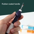 thumbnail image 6 of Biplut Stitch Remover Comfortable Grip U-shaped Blade Sharp Line Cutting Needlework Thread Picker for Home (Blue), 6 of 13